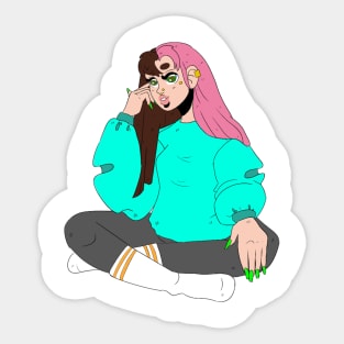 E-Girl's are ruining my life Sticker